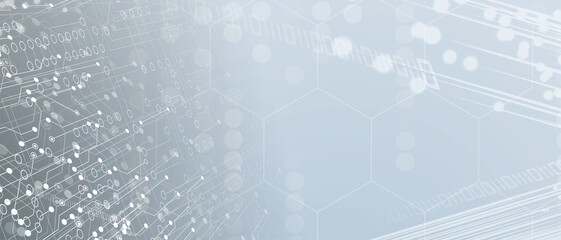 Abstract tech background. Futuristic technology interface