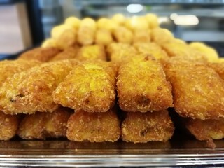 delicious potato and cheese croquant