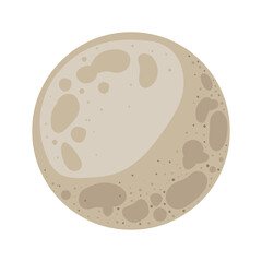 Isolated moon icon vector design