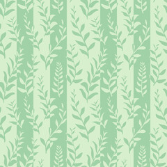 Geometric seamless repeating pattern of branches