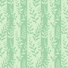 Geometric seamless repeating pattern of branches