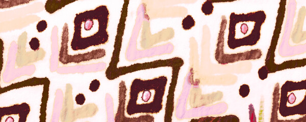 Purple Geometric Texture. Bright Mosaic Decor.