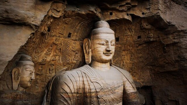 Buddha Stone Carving of Yungang grottoes