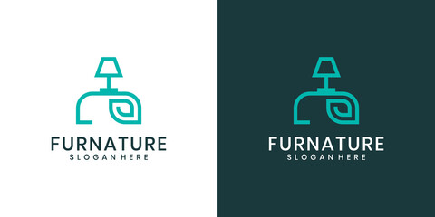 furniture logo design. Luxurious interior design