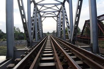 Beautiful steel made  railway Bridge 