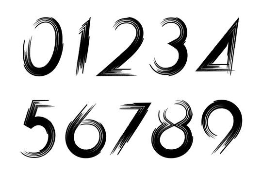 96 161 Best Calligraphy Numbers Images Stock Photos Vectors Adobe Stock