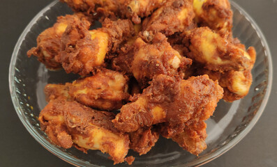 roasted chicken wings ready to eat