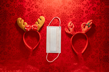 Christmas costume with face mask