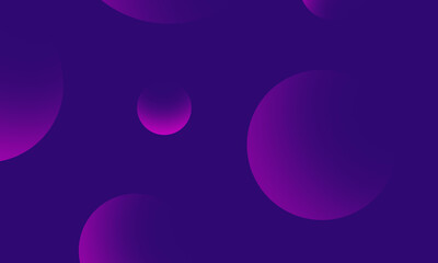 Purple circles gradient on violet dark abstract background. Modern graphic design element.