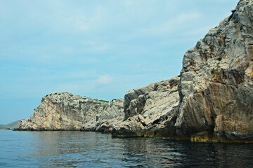 Croatia-view of the Kornati islands in Kornati National Park