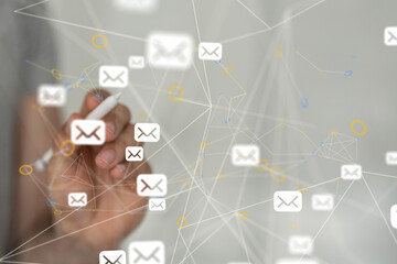 mail communication support contact concept service