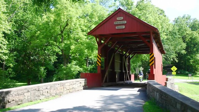 Ebenezer Covered Bridge in Pennsylvania, United States