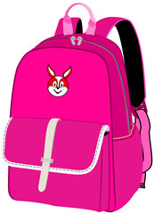 backpack pink