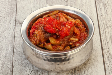 Caucasian vegan cuisine - ajapsandali with vegetables