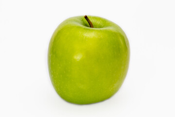 green apple isolated on white