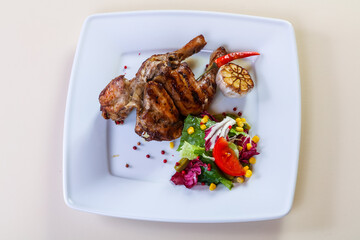Grilled chicken legs