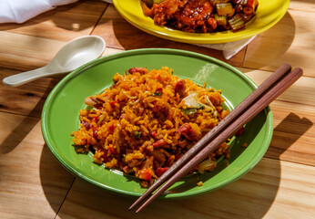 Kung Pao Chicken Shrimp