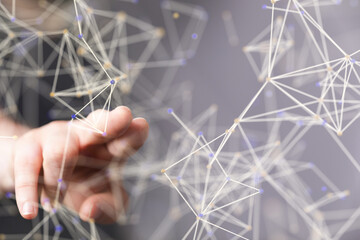 Abstract technology group and data.