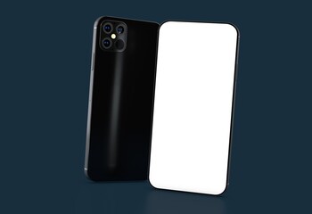a digital smartphone device mobile phone 3d isolated