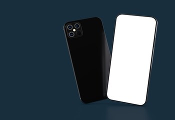 a digital smartphone device mobile phone 3d isolated