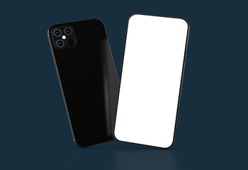 a digital smartphone device mobile phone 3d isolated