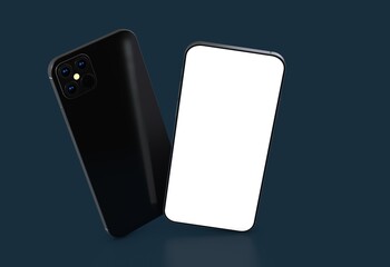 a digital smartphone device mobile phone 3d isolated