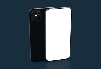 a digital smartphone device mobile phone 3d isolated