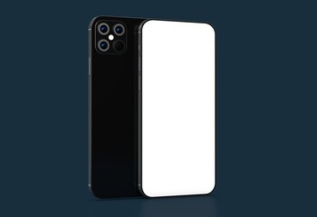 a digital smartphone device mobile phone 3d isolated