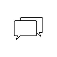 chat, dialog, conversation vector illustration
