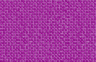 Banner made of pink sequins, glitters dots