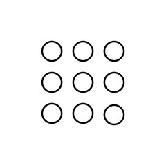 circles, geometric, element vector illustration