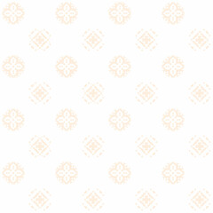 Ornament Seamless Vector Pattern - Repeating ornament for textile, wraping paper, fashion etc.