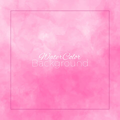 Abstract pink watercolor background Premium Vector