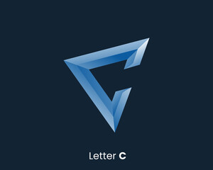 Initial letter C logo vector design template