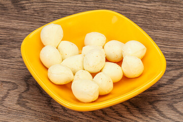 Natural tasty baby Mozarella cheese