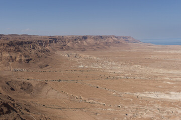 Desert landscape in Israel.