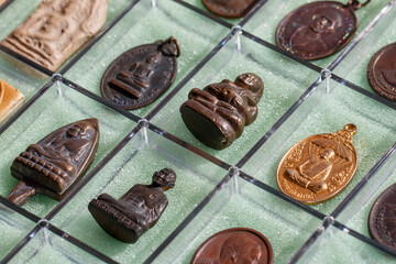 Small Buddha image or Thai amulet