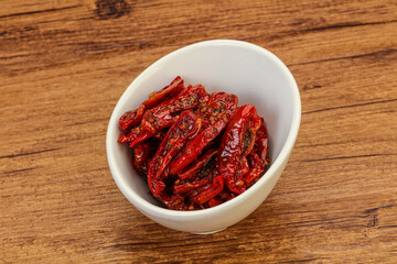 Dried tomato with olive oil