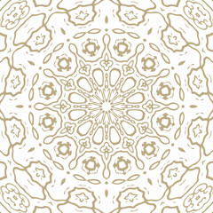 Oriental Seamless Vector Pattern - Repeating ornament for textile, wraping paper, fashion etc.
