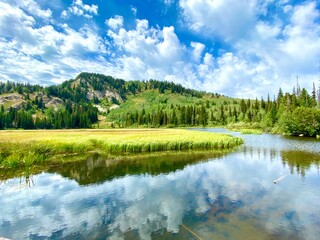 lake in the mountains