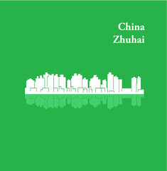 Zhuhai, China skyline