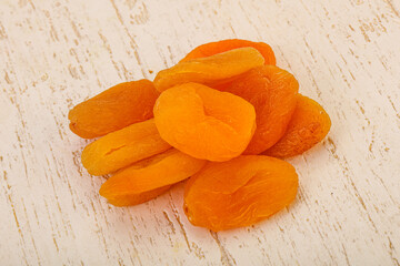 Sweet tasty dried apricot heap