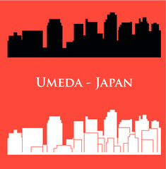 Fototapeta premium Umeda, Japan