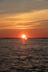 Obraz premium sunset over the sea