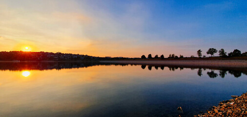 Sonnenuntergang am See