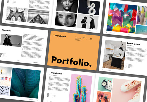 Clean and Modern Portfolio and Photobook Layout