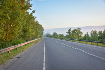 Fototapeta premium empty road in the early morning