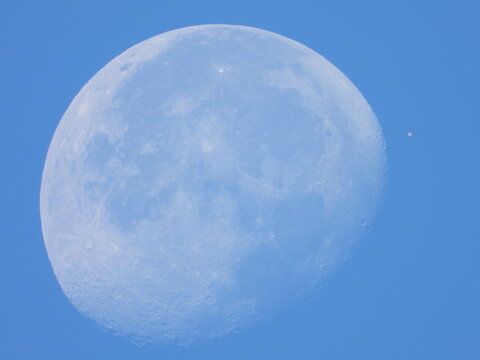 Mars i Księżyc  MOON and MARS Luna e marte