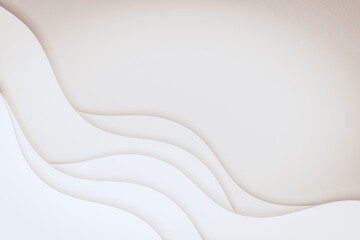 Abstract illustration with waves. Curve lines.