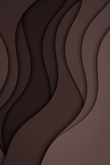 Abstract illustration with waves. Curve lines.